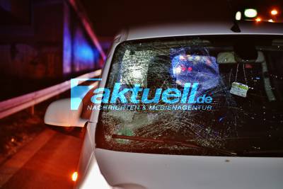 Schwerer Unfall auf der B10 - Person am Neckarpark von Pkw erfasst und schwerst Verletzt
