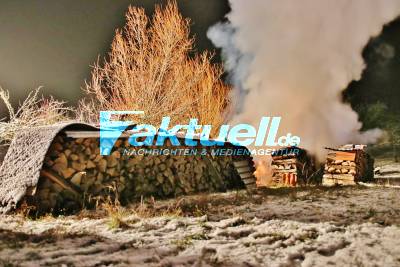 Die Brandserie im Rems-Murr Kreis geht weiter - Wieder brennt ein Holzstapel - Diesmal in Winterbach
