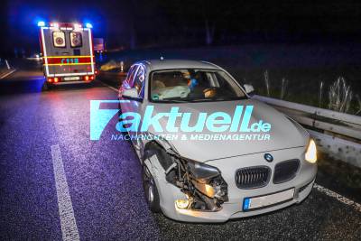 Unfallflucht mit gestohlenem VW! Kurioser Verkehrsunfall im Kraichtal: Geklauter VW-Fahrer kracht in BMW und flüchtet - 1 Verletzte