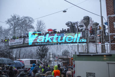 Demo gegen Dieselfahrverbot am Neckartor Stuttgart