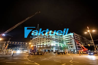 S21-Röhren am Arnulf-Klett-Platz werden abgebaut - Straßensperrungen in der Nacht