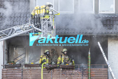 Fellbach: Balkonbrand greift auf Wohnung über - Schaden von rund 100.000€