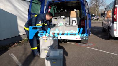 THW liefert Schutzausrüstung an Pflegeeinrichtungen im Landkreis Ludwigsburg aus