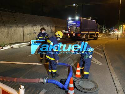 S21 Baustelle: THW rettet Stadtteil in Stuttgart sprichwörtlich vor der Scheiße - Einsatzkräfte müssen verstopfte Abwasserrohre abpumpen 