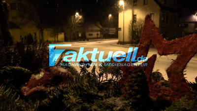 Erster Schnee in Neuffen - Es wird Winter