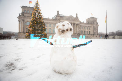 Erster Schneefall in Berlin 