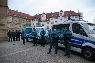 Gegenproteste bei AfD Kundgebung