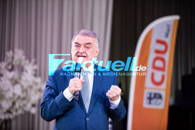 Innenminister Herbert Reul bei einer CDU Veranstaltung in Marl 