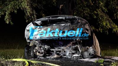 Horrorcrash auf B10: 2 Tote - Mercedes AMG kracht gegen Baum - Fahrzeug brennt aus - Insassen können Fahrzeug nichtmehr rechtzeitig verlassen und verbrennen