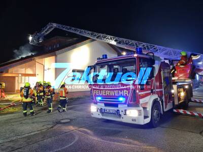 Dachstuhlbrand in Bad Rappenau - Feuer konnte schnell gelöscht werden - Hoher Sachschaden am Neujahrsmorgen
