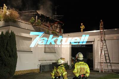 Brand eines Wohn- und Geschäftshauses