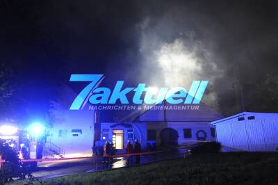 Vollbrand der Alten Kelter in Rommelshausen