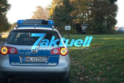 PKW kommt von der Strasse ab und landet in einer Gasstation