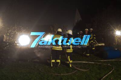 Gartenhausbrand Untergruppenbach