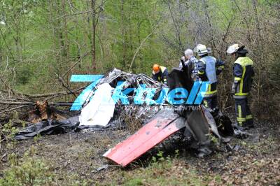 [Mit Video!] Flugzeugabsturz Hahnweide: Motor setzte aus, Co-Pilot im Wrack verbrannt, Pilot schwer verletzt