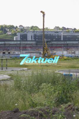 Vorbereitung im Mittleren Schlossgarten für Bau von Bahnhofshalle und Dükern beginnt