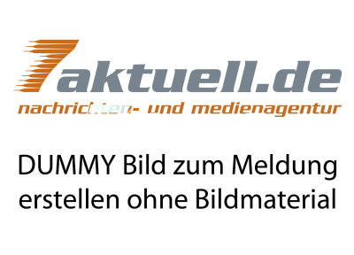 Feuer greift von Altpapiercontainer auf Fassade eines Firmengebäudes über