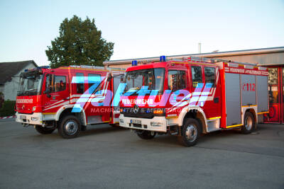 Übergabe des neuen Mannschaftstransportwagen (MTW) für die Feuerwehr Affalterbach