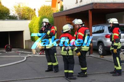 Tiefgaragenbrand in Schönaich - Skoda, Motorrad und E-Bike zerstört