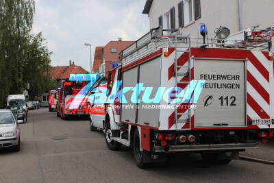 Feuer im Maschinenraum in Altenheim in Reutlingen