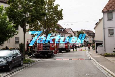 Balkonbrand in Fellbach