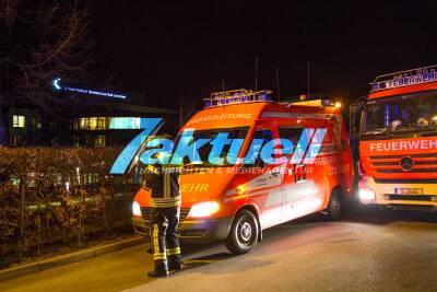 Matratze brennt im Krankenhaus Bad-Cannstatt