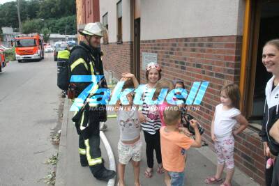 Kellerbrand in Mehrfamilienhaus