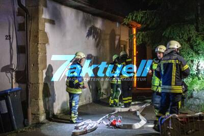 Brand in der Alten Kelter in Hohenacker: 15.000€ Schaden