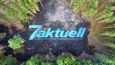 Brandenburger Wälder in Flammen - Waldbrand nahe Alt Daber erfordert stundenlangen Einsatz der Einsatzkräfte - Ganzer Landkreis Alarmiert - Drohne zeigt die Fläche