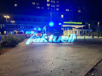 Löschgasaustritt im Krankenhaus - Herne - Kriminalpolizei ermittelt - Oton - Überörtliche Unterstützung