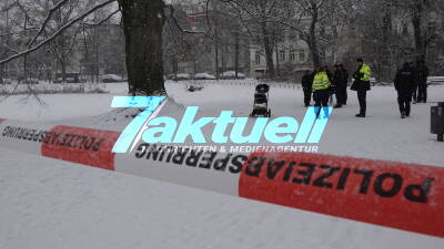 Kind im Eis eingebrochen? - Feuerwehr rückt im Leipziger Norden mit Großaufgebot an