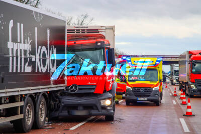 Schwerer LKW-Unfall legt A10 zwischen Dreieck Havelland und Anschlussstelle Oberkrämer lahm