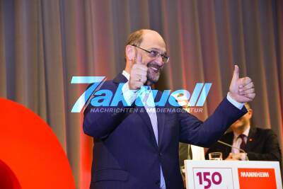 Festakt 150 Jahre SPD Mannheim mit Martin Schulz
