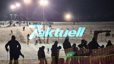 Skispaß auf der Schwäbischen Alb - Winterfreuden bei klirrender Kälte - Flutlichtfahren bis 21 Uhr