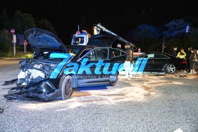 Kreuzungscrash: Mercedes und Opel in Tamm krachen zusammen